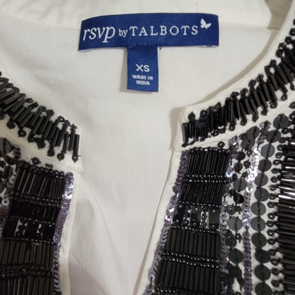 Talbots Embellished Poplin Tunic BUNDLE&SAVE! - Picture 5 of 5